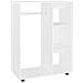 Armadio Bianco 80x40x110 cm in Truciolato - Foto miniatura 2