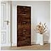 Scarpiera Rovere Fumo 59x17x169 Cm In Legno Multistrato - Foto miniatura 3