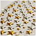 Adesivi 3d In Schiuma - Stelle Glitterate Oro E Argento - Foto miniatura 1