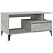 Tavolino Salotto Grigio Cemento 90x49x45 Cm Legno Multistrato - Foto miniatura 2