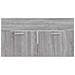 Set Mobili Da Bagno 2 Pz Grigio Sonoma In Legno Multistrato - Foto miniatura 8