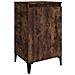 Comodino Rovere Fumo 40x35x70 Cm Legno Multistrato - Foto miniatura 2
