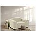 Poltrona Cristiana, Poltrona Da Salotto, 100% Made In Italy, Poltroncina Relax In Tessuto Imbottito, Cm 160x95h70, Beige - Foto miniatura 1