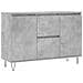 Credenza Grigio Cemento 104x35x70 Cm In Legno Multistrato - Foto miniatura 2