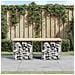 Panca Giardino Design Gabbione 103x44x42 cm Legno Massello Pino - Foto miniatura 1