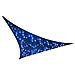 Vela Parasole Con Led Cielo Stellato Triangolare 3,6m Blu Scuro - Foto miniatura 2