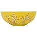 Lavabo Da Appoggio Bianco E Giallo Rotondo F41x14 Cm Ceramica - Foto miniatura 2