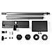 TVSM5750BK Supporto TV a parete 177,8 cm (70") Nero, Argento - Foto miniatura 9