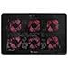 Laptop cooling pad 6 backlit fans 2000 RPM COS-01 base di raffreddamento per laptop 43,9 cm (17.3") Nero, Rosso - Foto miniatura 4