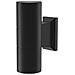 Lampada Da Parete Moderna Da Esterno Alluminio Nero 2 Luci Gu10 50w Ip54 - Foto miniatura 1