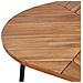 Tavolo Da Pranzo Da Giardino Varenna 106 Cm 103 Cm Legno D \'acacia Marrone - Foto miniatura 4