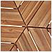 Tavolo Da Pranzo Da Giardino Varenna 106 Cm 103 Cm Legno D \'acacia Marrone - Foto miniatura 6