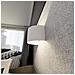 Applique Moderna 1 Luce Fold Fascia In Acciaio Bianco - Foto miniatura 3