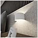Applique Moderna 1 Luce Fold Fascia In Acciaio Bianco - Foto miniatura 4