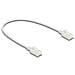 Cavo di rete RJ45 Cat. 6A maschio-maschio con chiusura robusta per uso industriale U /UTP Slim da 0,3 m bianco - Foto miniatura 1