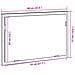 Specchio da Bagno con Luci LED Rovere Nero 60x8,5x37 cm - Foto miniatura 4