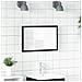 Specchio da Bagno con Luci LED Rovere Nero 60x8,5x37 cm - Foto miniatura 8