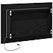 Specchio da Bagno con Luci LED Rovere Nero 60x8,5x37 cm - Foto miniatura 9