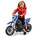 Jamara Ride-on Motorrad Power Bike 6v Blau 2+ (460678) - Foto miniatura 1