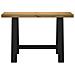 Tavolo Consolle Noain Gambe Forma A 120x30x75 Cm Legno Massello - Foto miniatura 3