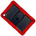 Custodia Protettiva Con Supporto Per Samsung Galaxy Tab A7 T500 - Rossa E Resistente - Foto miniatura 2