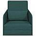 Sofa Letto da Terra 2-in-1 Verde Scuro 65x80x83 cm Tessuto - Foto miniatura 5
