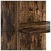Scrivania Angolare Marrone Rovere Affumicato Legno Ingegnerizzato - Foto miniatura 8