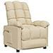 Poltrona Massaggiante Crema in Tessuto - Foto miniatura 1