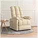 Poltrona Massaggiante Crema in Tessuto - Foto miniatura 2