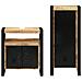 Set di mobili per il bagno 2 pcs Legno di mango massello - Foto miniatura 7