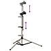 Supporto per Riparazione Bici Regolabile 120-165 cm Alluminio - Foto miniatura 8