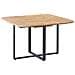 Tavolo Da Pranzo Estensibile Cooper Marrone 120/160 Cm 120 Cm - Foto miniatura 4
