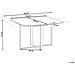 Tavolo Da Pranzo Estensibile Cooper Marrone 120/160 Cm 120 Cm - Foto miniatura 6