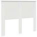 Testiera con testiera Bianco Lucido 135 cm Legno multistrato - Foto miniatura 6