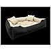 XL ECCO Letto per cani impermeabile beige - Cuscino per cani, Letto per animali domestici - Foto miniatura 4