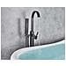 Rubinetto per vasca da bagno indipendente, Blackswan, tipo M29, modello nero anticato, misura 110 cm - Foto miniatura 4