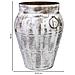 Vaso In Metallo Invecchiato Bianco 45x45x60h Cm - Foto miniatura 3