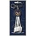 Cavo Usb 3 In 1 Micro-usb / Usb-c / Lightning Design Portachiavi Astrologia Acquario, Bianco - Foto miniatura 4