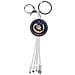 Cavo Usb 3 In 1 Micro-usb / Usb-c / Lightning Design Portachiavi Astrologia Acquario, Bianco - Foto miniatura 1