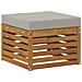 Set divani con cuscino 9 pcs Grigio Naturale e Chiaro - Foto miniatura 6