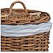 Cesto per Lavanderia 2 pcs Marrone Rattan Kubu - Foto miniatura 9