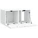 Mobile Porta TV da Muro Bianco 59,5 x 31 x 30 cm - Foto miniatura 5