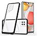 Custodia Trasparente 3in1 Per Samsung Galaxy A42 5g Frame Gel Nera - Foto miniatura 1