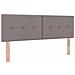 Letto box spring con materasso Tortora 140 x 200 cm Tessuto - Foto miniatura 5