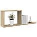 Scaffali flottanti Rovere Sonoma 80 x 15 x 30 cm - Foto miniatura 3