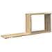 Scaffali flottanti Rovere Sonoma 80 x 15 x 30 cm - Foto miniatura 6