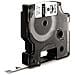 Nastro in Vinile per Etichettatrice Modello D1 Formato 9 mm x 5.5 m Nero su Bianco - Foto miniatura 1