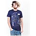 T-shirt Uomo Blu Fbmts137 navy Taglia L - Foto miniatura 1