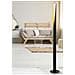 Lampada Da Pavimento A Led Barbotto 5w 137 Cm Nera E Oro - Foto miniatura 2