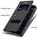 Custodia Compatibile Con Nokia 6 2017 In Nero Cometa - Coperchio Protettivo Con Chiusura Magnetica, Funzione Stand E 2 Finestre Di Visualizzazione - Foto miniatura 3